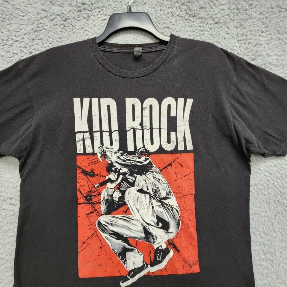 Kid Rock American Rock 'N Roll Tour 2018 Shirt sz XL (Fits as Large) Black READ‎